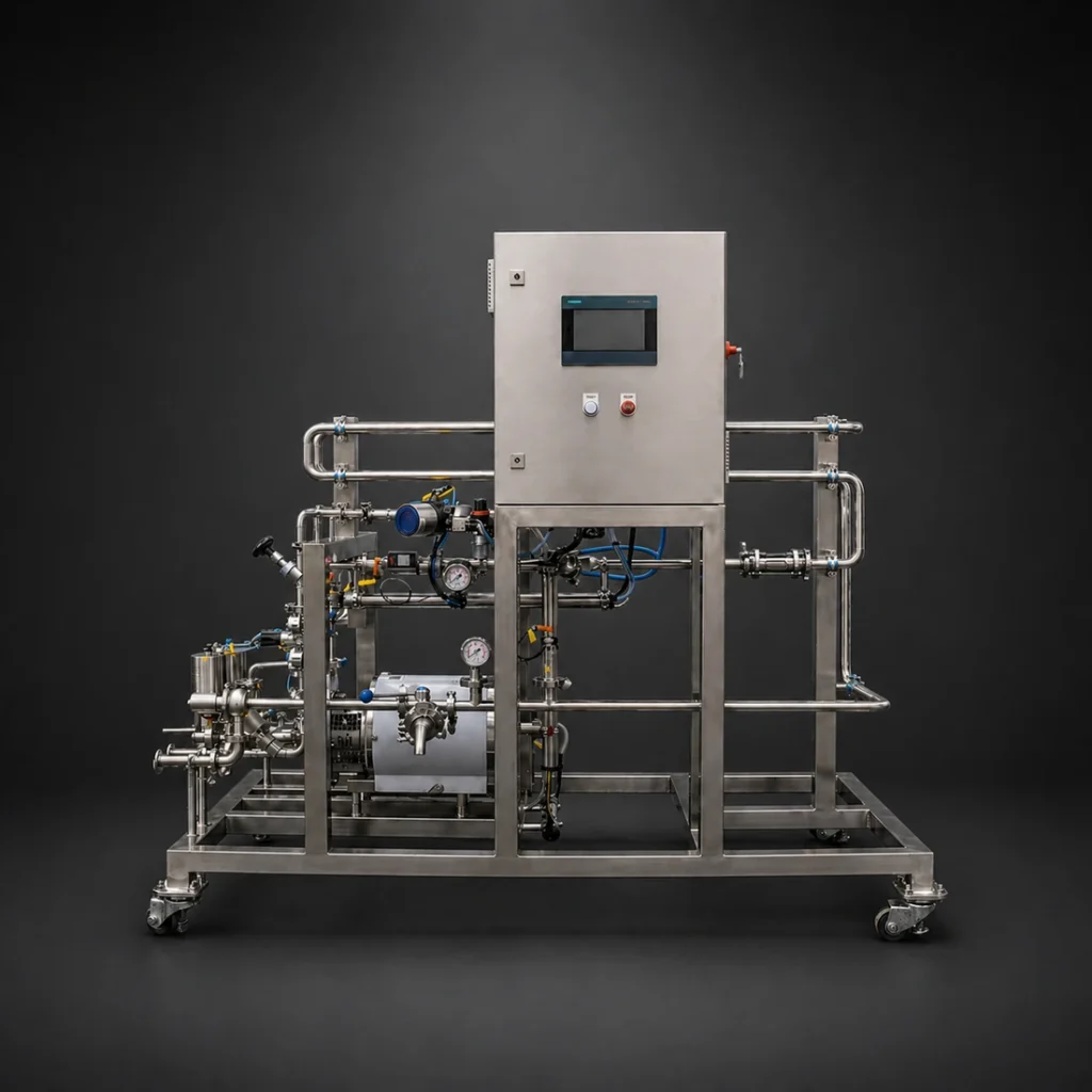 Sistema automático de mezcla y carbonatación