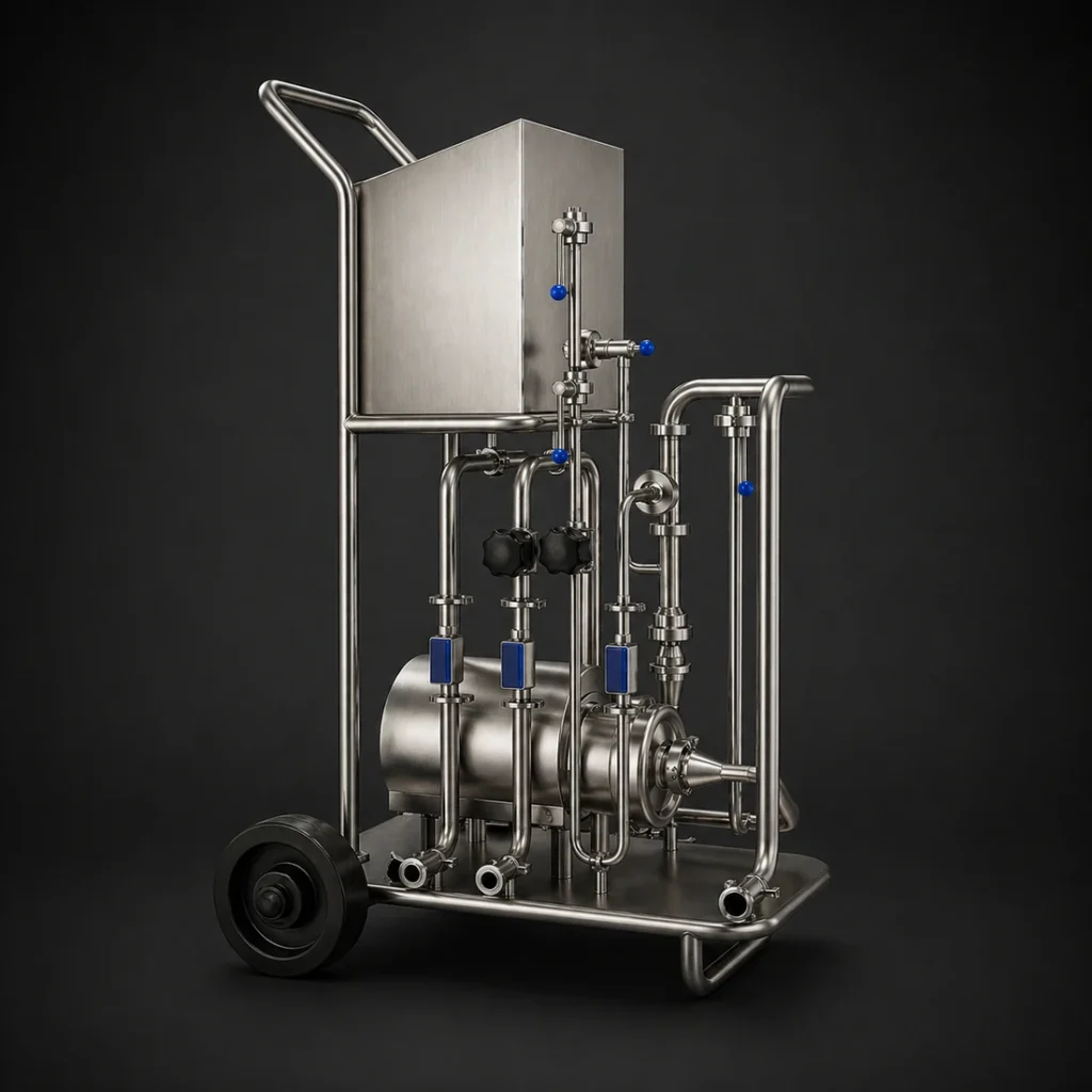 Sistema manual de mezcla y carbonatación