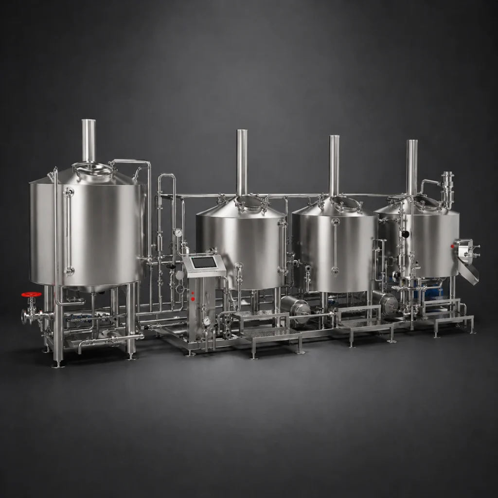 Sala de cocción para cervecería artesanal